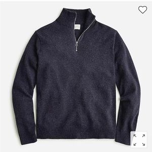 Jcrew mens half zip sweater